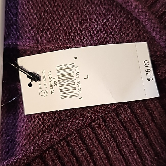 Banana Republic ESSENTIAL V-NECK SWEATER Size L, NWT - Picture 7 of 7